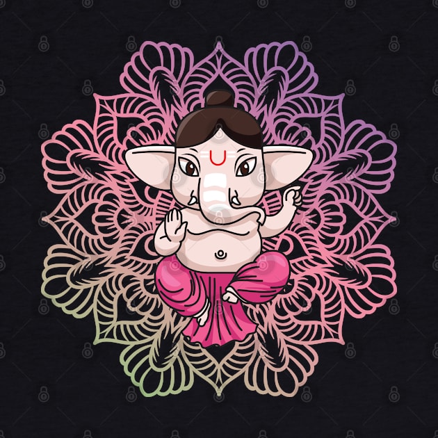 Ganesh Mandala by TambuStore